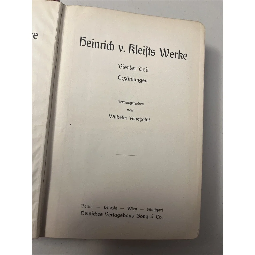 Kleist Volume 2 German Edition Hardcover